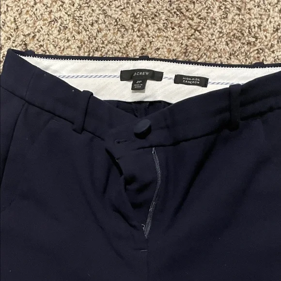 J. Crew Midnight Blue High-Rise Pants - Picture 3 of 5